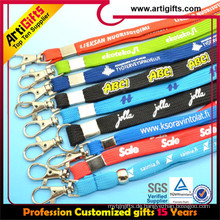 2015 Promotion Polyester gerippt Lanyard